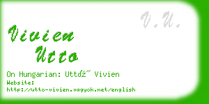 vivien utto business card